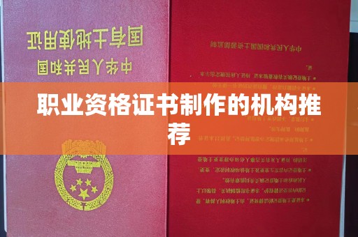 龙州职业资格证书制作的机构推荐