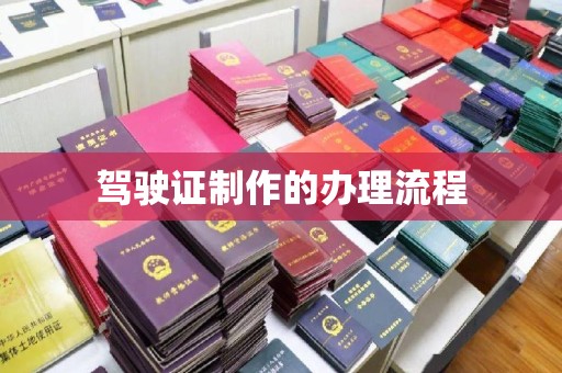 龙州驾驶证制作的办理流程