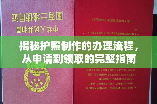 龙州揭秘护照制作的办理流程，从申请到领取的完整指南