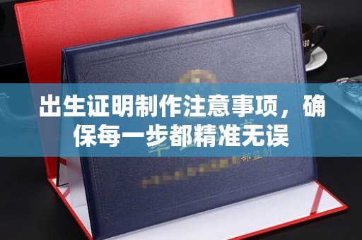 龙州出生证明制作注意事项，确保每一步都精准无误