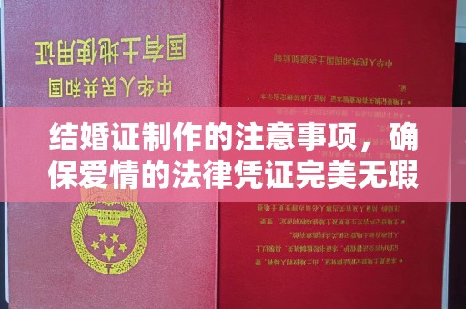 龙州结婚证制作的注意事项，确保爱情的法律凭证完美无瑕