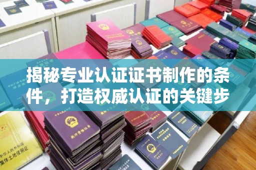 龙州揭秘专业认证证书制作的条件，打造权威认证的关键步骤