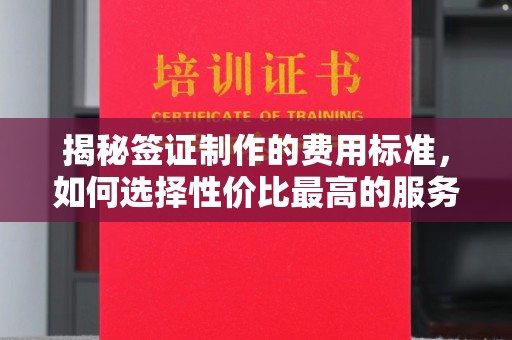 龙州揭秘签证制作的费用标准，如何选择性价比最高的服务？