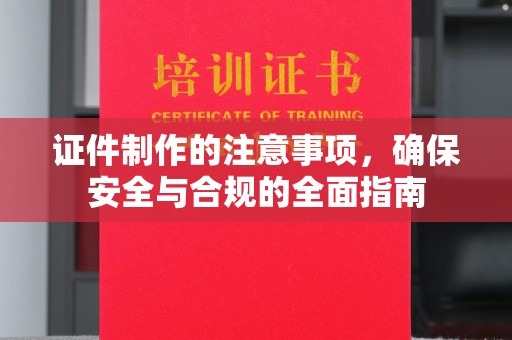 龙州证件制作的注意事项，确保安全与合规的全面指南