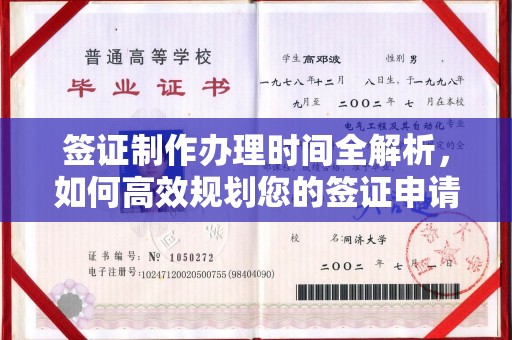 龙州签证制作办理时间全解析，如何高效规划您的签证申请流程