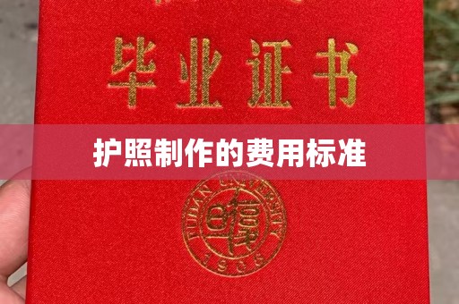 龙州护照制作的费用标准
