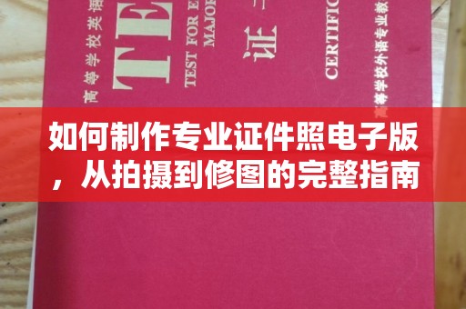 龙州如何制作专业证件照电子版，从拍摄到修图的完整指南